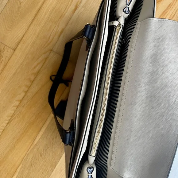 Kate Spade light blue and white tote bag - Picture 3 of 8